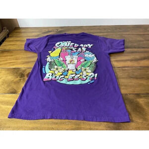 Buc-ee's Double Sided "Did Somebody Say Buc-ee's" Purple T-Shirt Size Small
